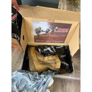 New 5m Men’s Boots or 37EU women’s 7 Rocky Military Combat Boots Steel Toe Lace